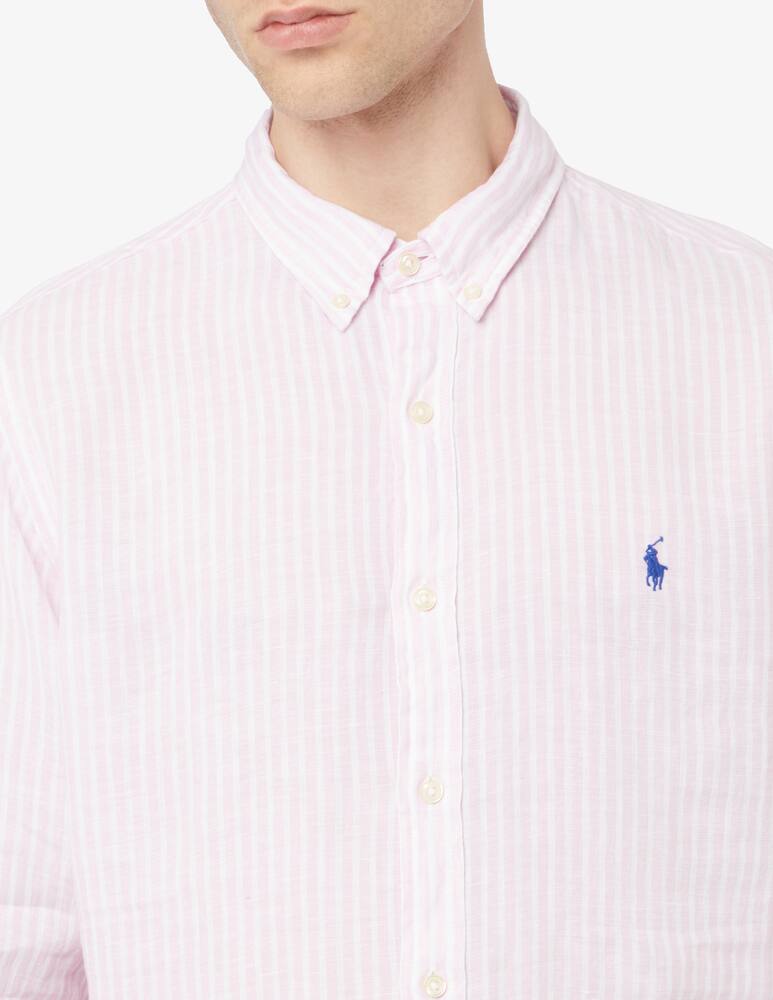 rinascente Polo Ralph Lauren Camicia in lino slim fit a righe