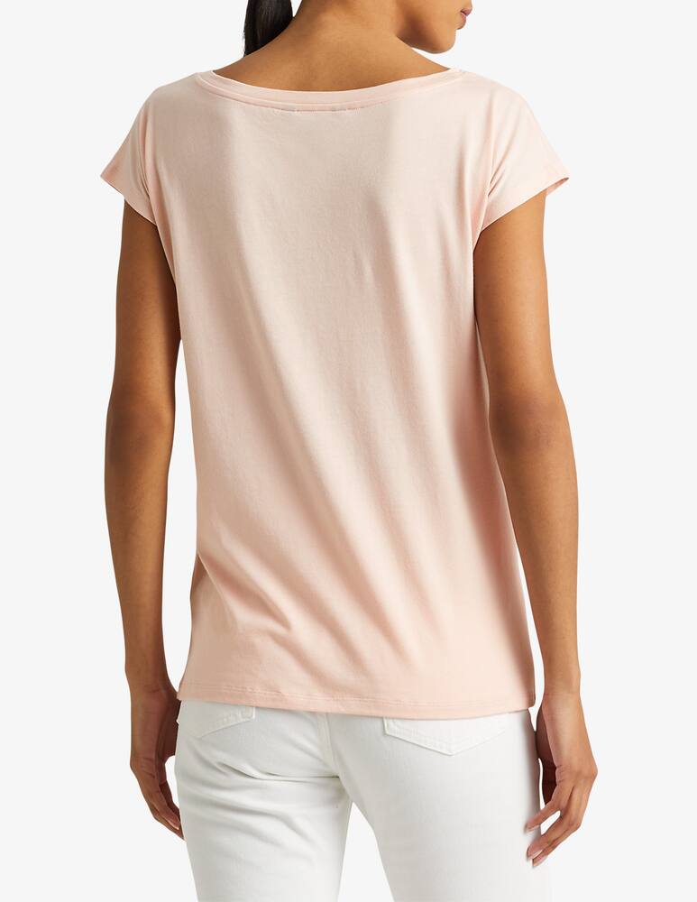 rinascente Lauren Ralph Lauren T-shirt in misto modal - Rosa