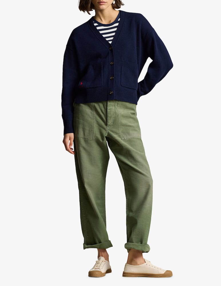 rinascente Polo Ralph Lauren Cardigan in misto lana con scollo a V
