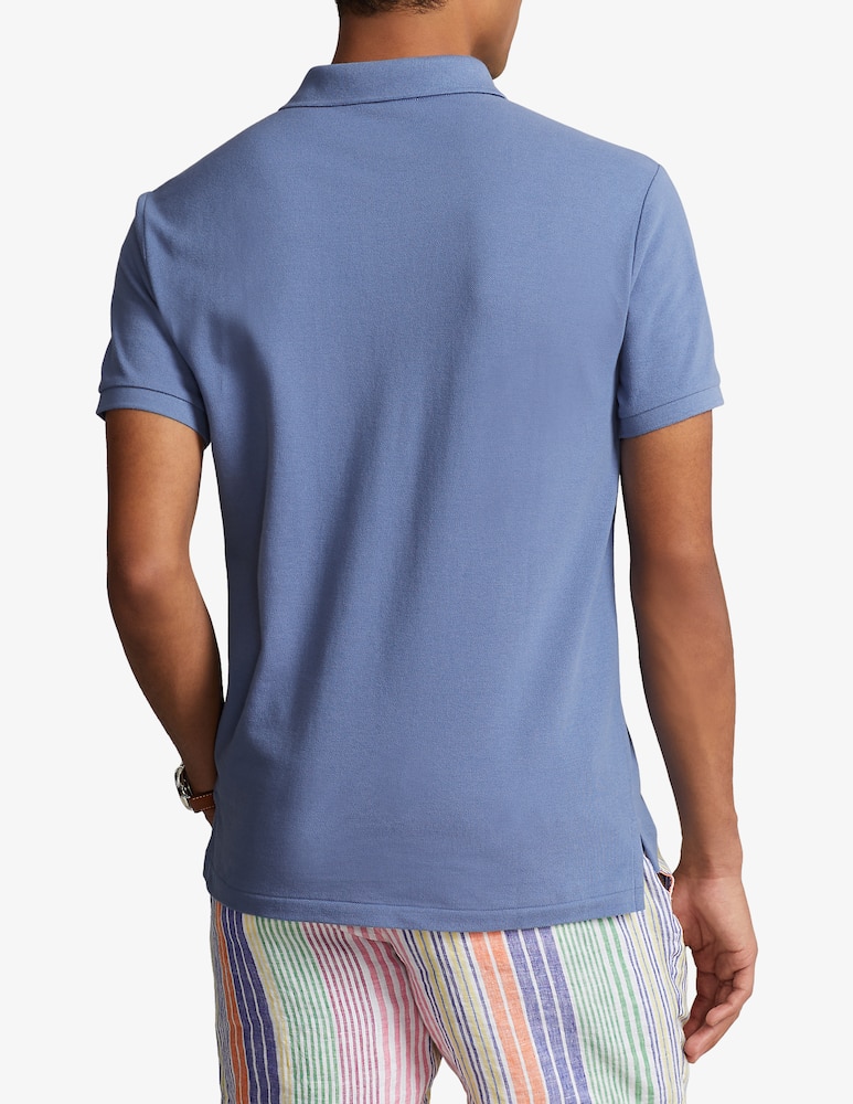 rinascente Polo Ralph Lauren Custom fit basic mesh short sleeve polo shirt