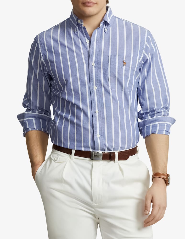 rinascente Polo Ralph Lauren Custom fit oxford stripe shirt