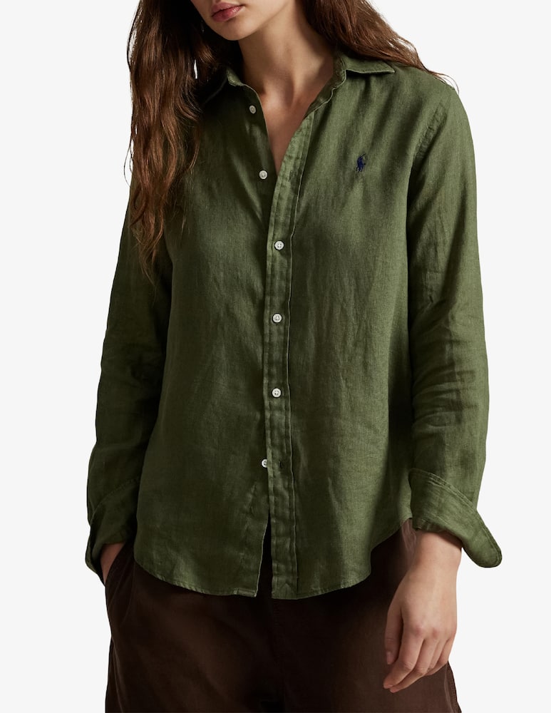 rinascente Polo Ralph Lauren Classic linen shirt