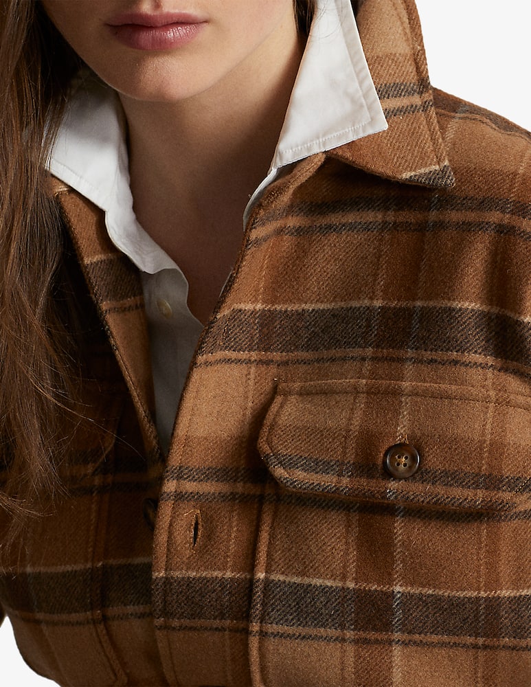 Polo Ralph Lauren Overshirt in misto lana - immagine 4