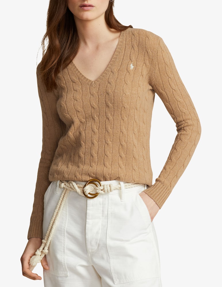 Polo Ralph Lauren Maglia a trecce in lana e cashmere - immagine 1 Polo Ralph Lauren Maglia a trecce in lana e cashmere - immagine 1