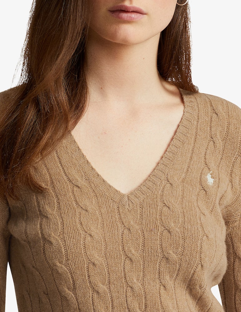 Polo Ralph Lauren Maglia a trecce in lana e cashmere - immagine 4 Polo Ralph Lauren Maglia a trecce in lana e cashmere - immagine 4