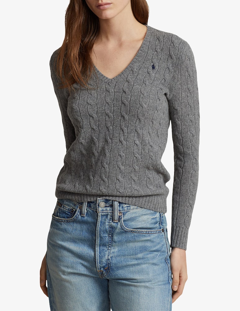 Polo Ralph Lauren Maglia a trecce in lana e cashmere - immagine 1 Polo Ralph Lauren Maglia a trecce in lana e cashmere - immagine 1