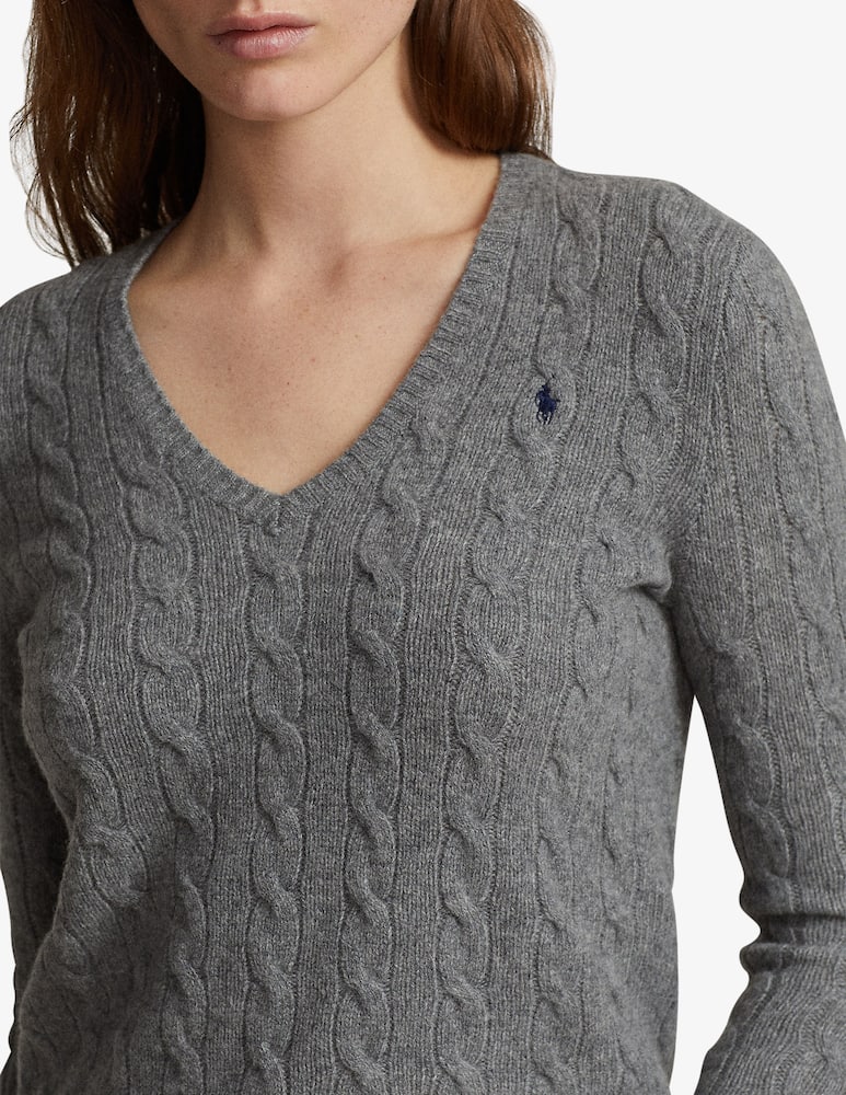 Polo Ralph Lauren Maglia a trecce in lana e cashmere - immagine 4 Polo Ralph Lauren Maglia a trecce in lana e cashmere - immagine 4