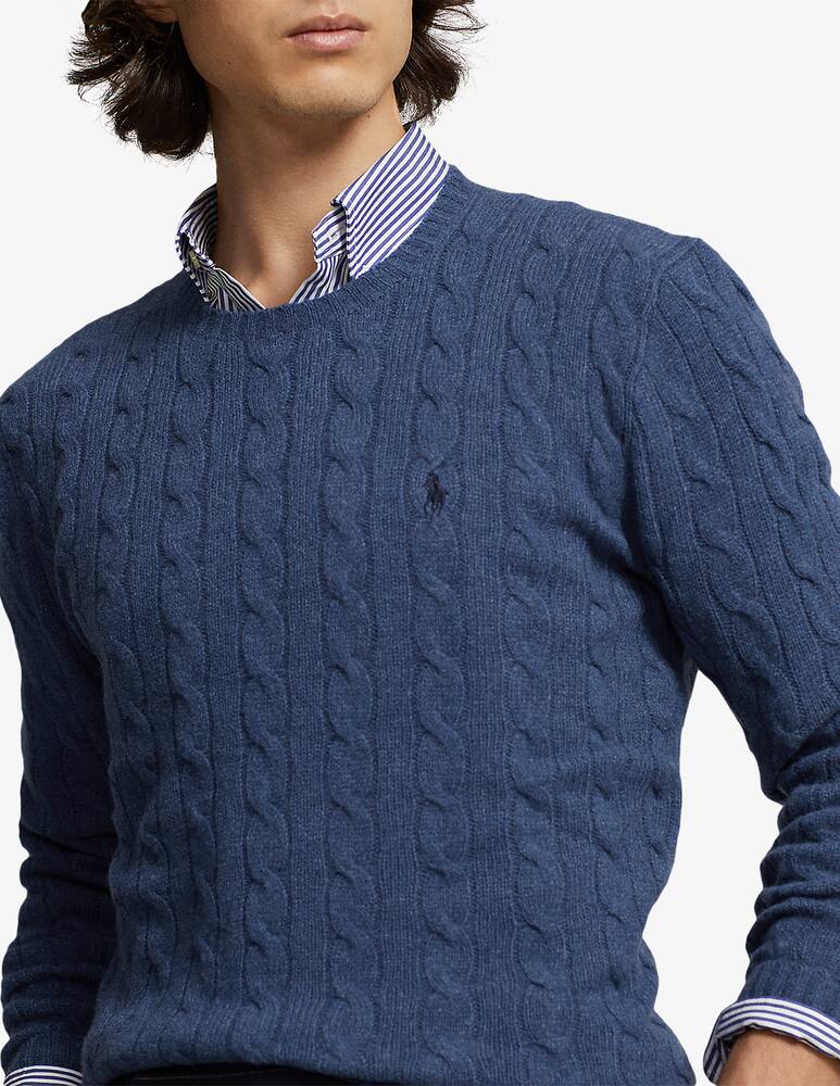 rinascente Polo Ralph Lauren Wool and cashmere blend cable jumper