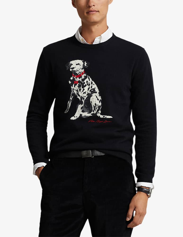 Polo Ralph Lauren Cachmere dalmatian jumper - picture 1 Polo Ralph Lauren Cachmere dalmatian jumper - picture 1