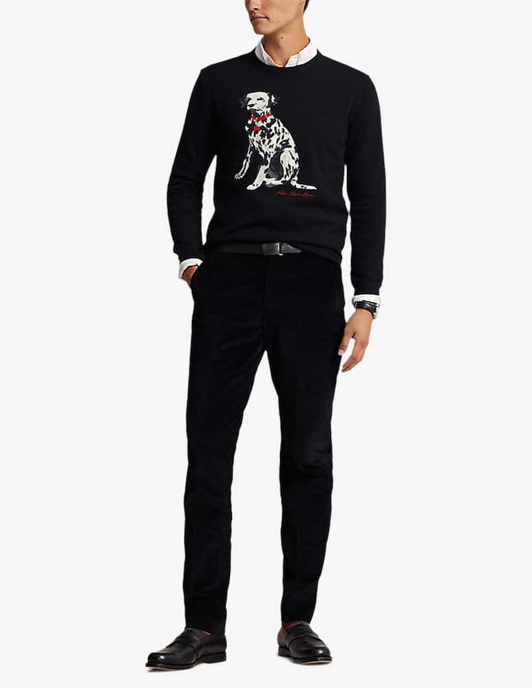 rinascente Polo Ralph Lauren Cachmere dalmatian jumper