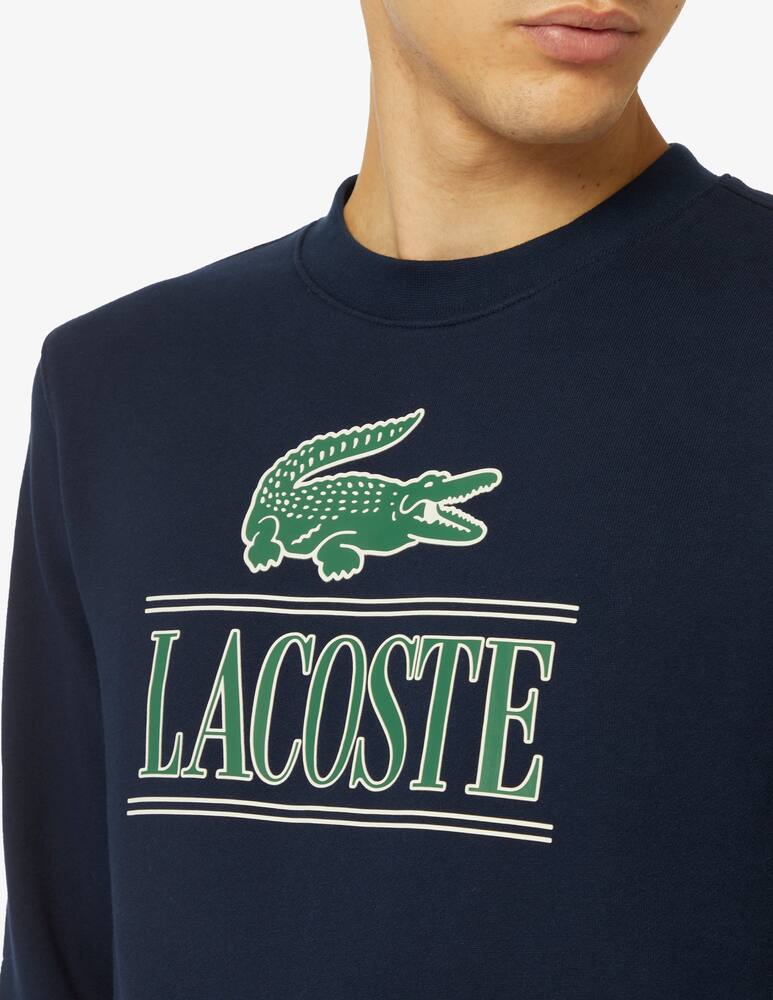 rinascente Lacoste Maxi logo sweatshirt