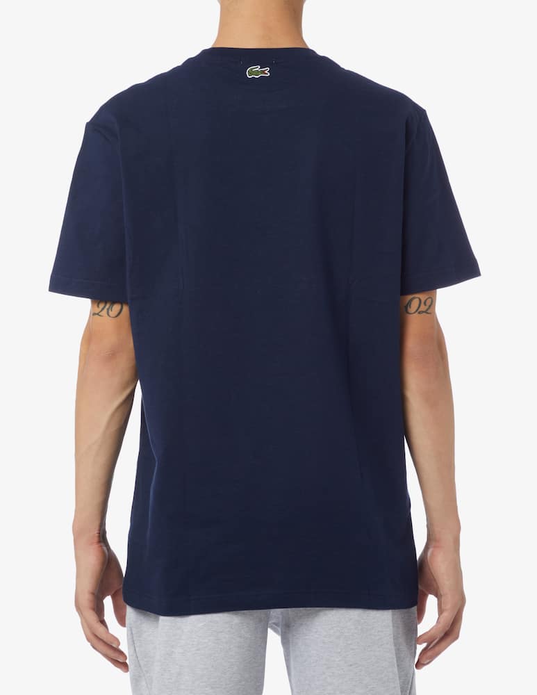 Lacoste Maglietta logo scritta big - immagine 3