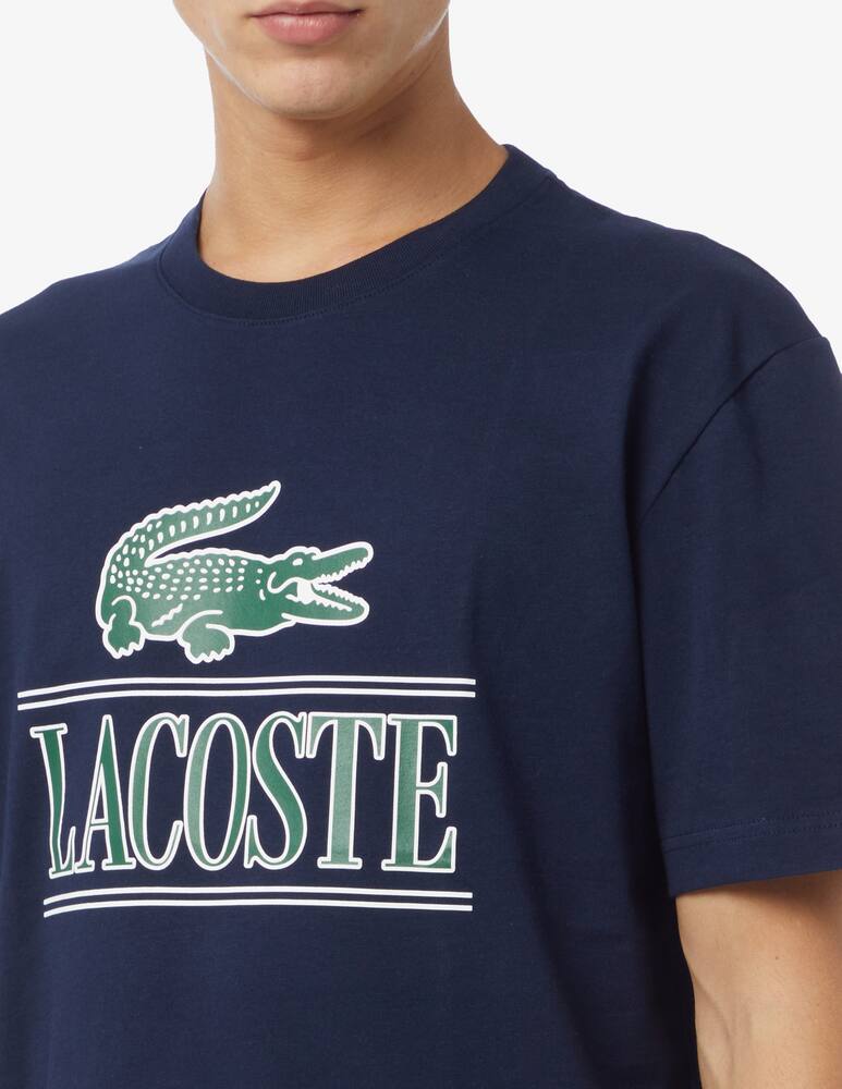 Lacoste Maglietta logo scritta big - immagine 4