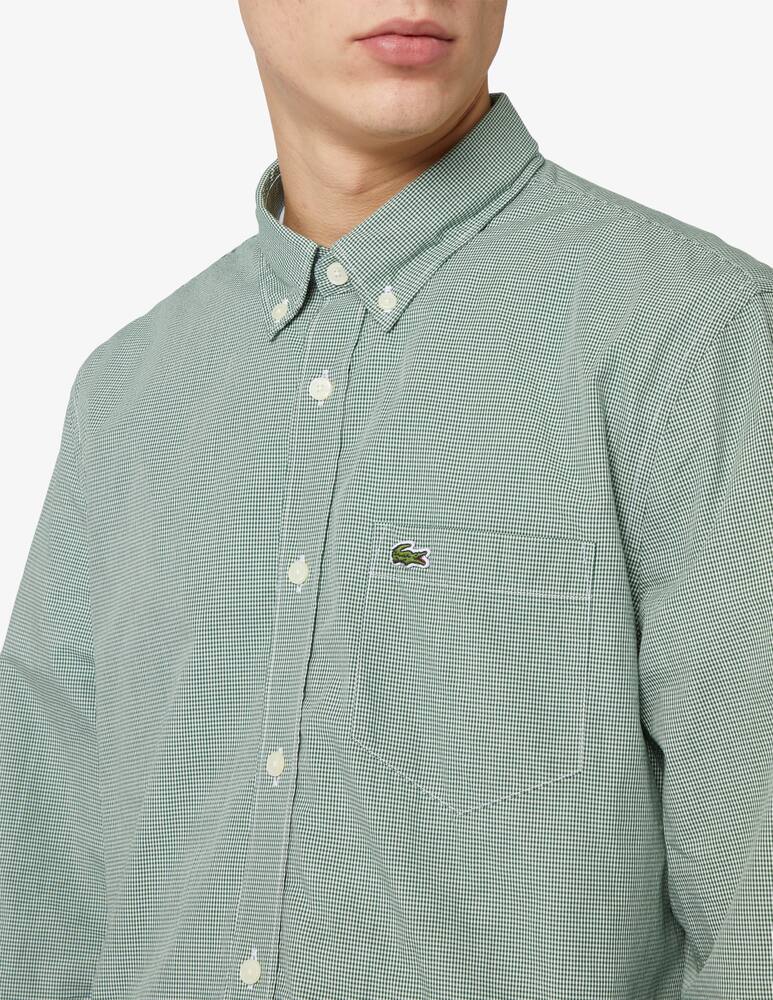 rinascente Lacoste Vichy pop shirt