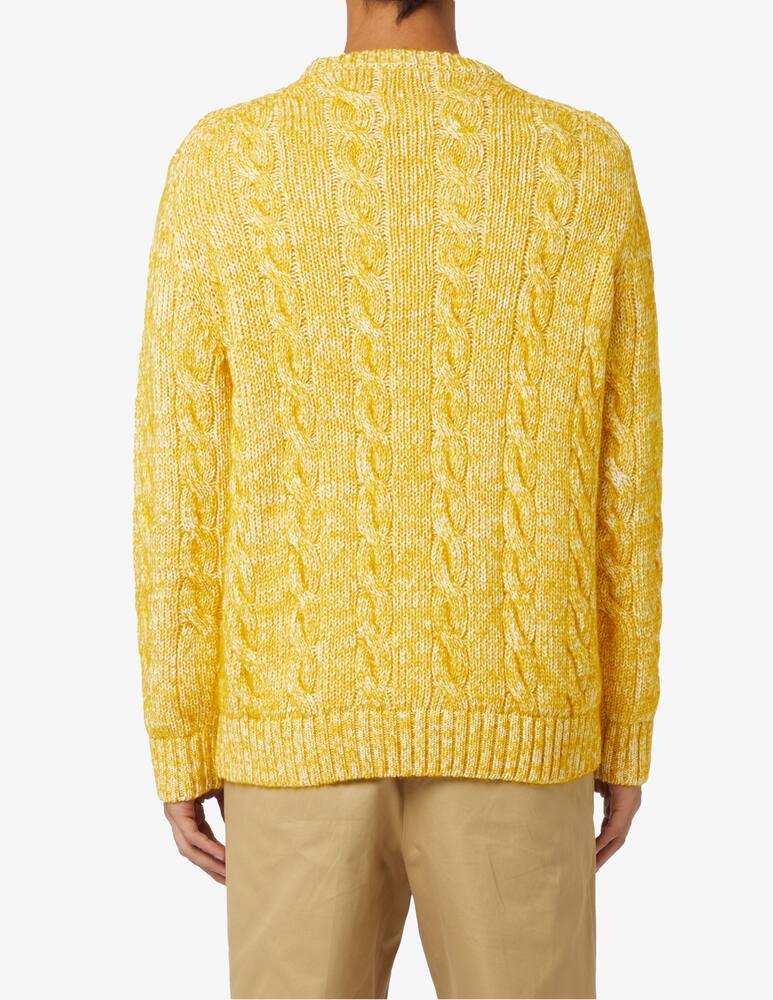 rinascente Lacoste Braided alpaca crewneck jumper