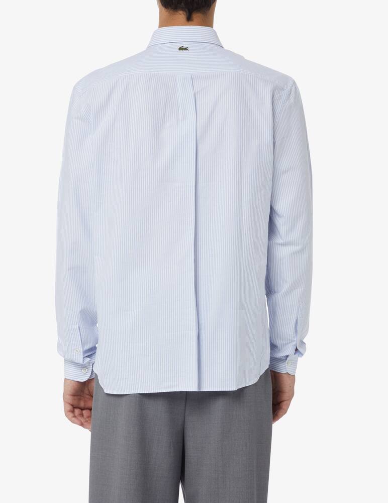 rinascente Lacoste Oxford cocco timeline stripes shirt