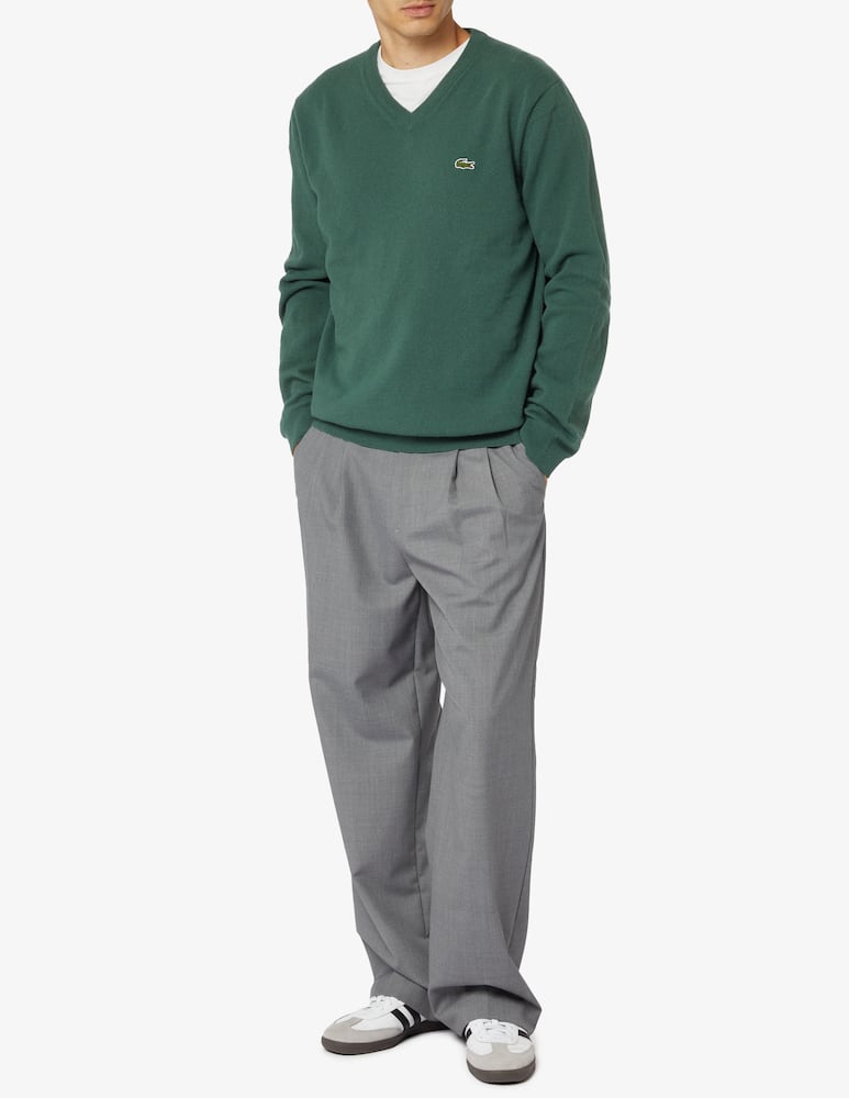 rinascente Lacoste Maglia scollo a v misto lana