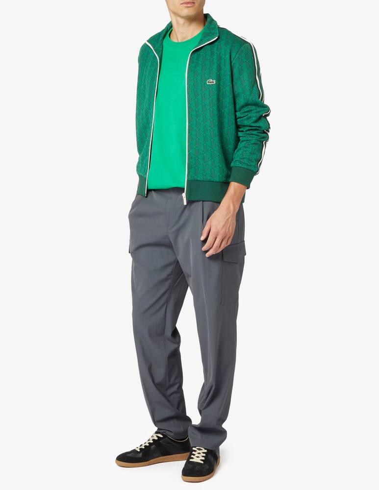 rinascente Lacoste Felpa monogram con cerniera