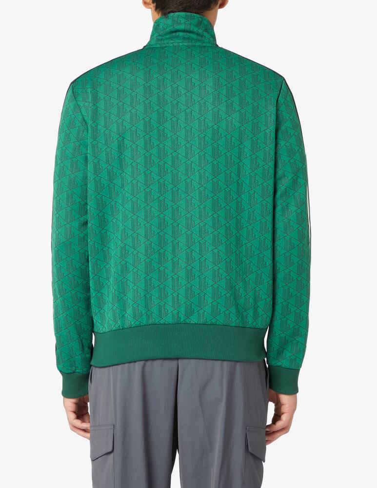 rinascente Lacoste Felpa monogram con cerniera