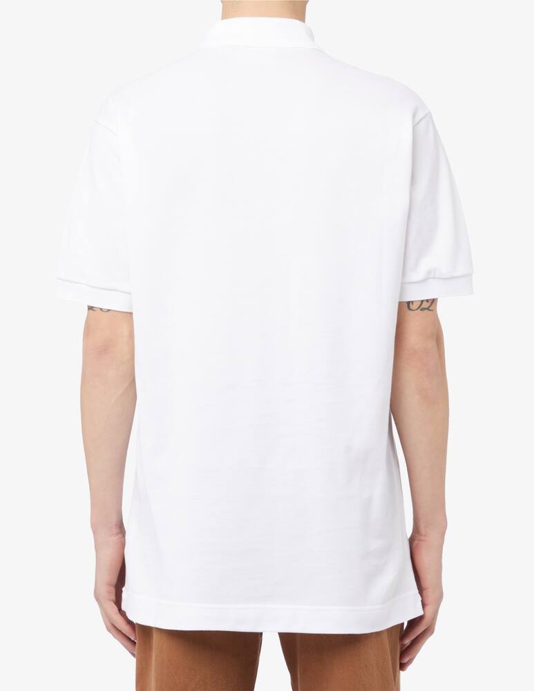rinascente Lacoste Piquet cocco timeline polo shirt