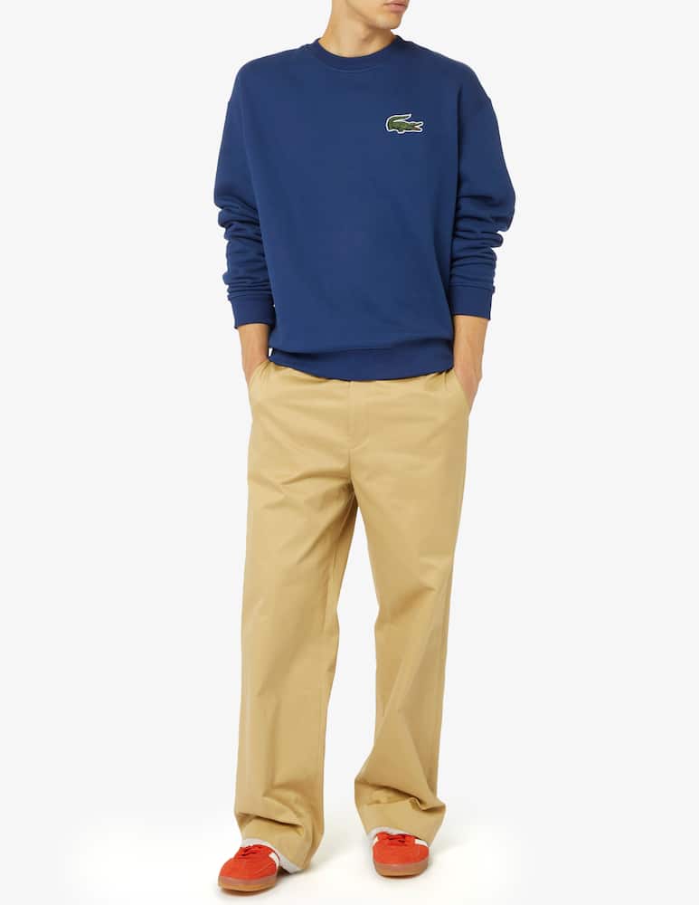 rinascente Lacoste Felpa girocollo big cocco loose fit