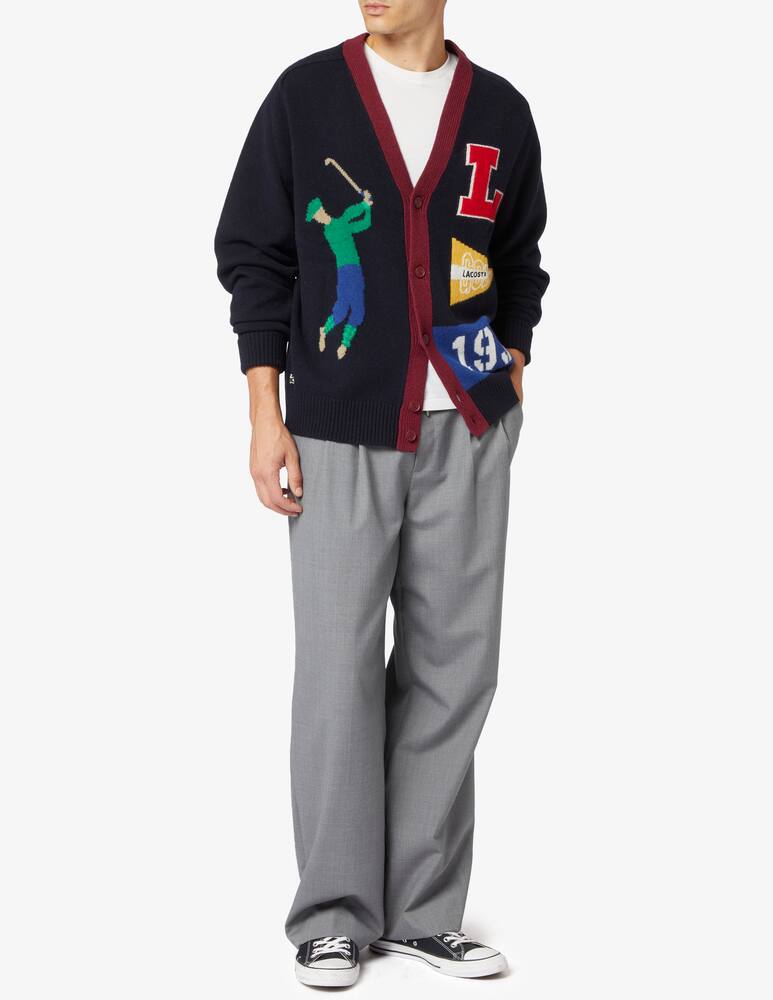 rinascente Lacoste Cardigan jacquard