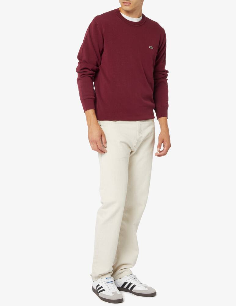 rinascente Lacoste Cotton crewneck basic jumper