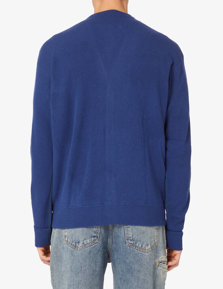 rinascente Lacoste Cardigan piping 100 lana relax