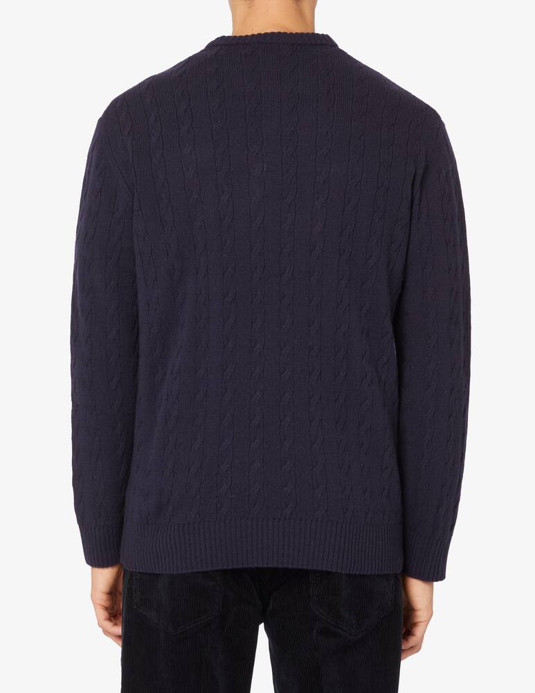 rinascente Lacoste Maglia girocollo in lana cable