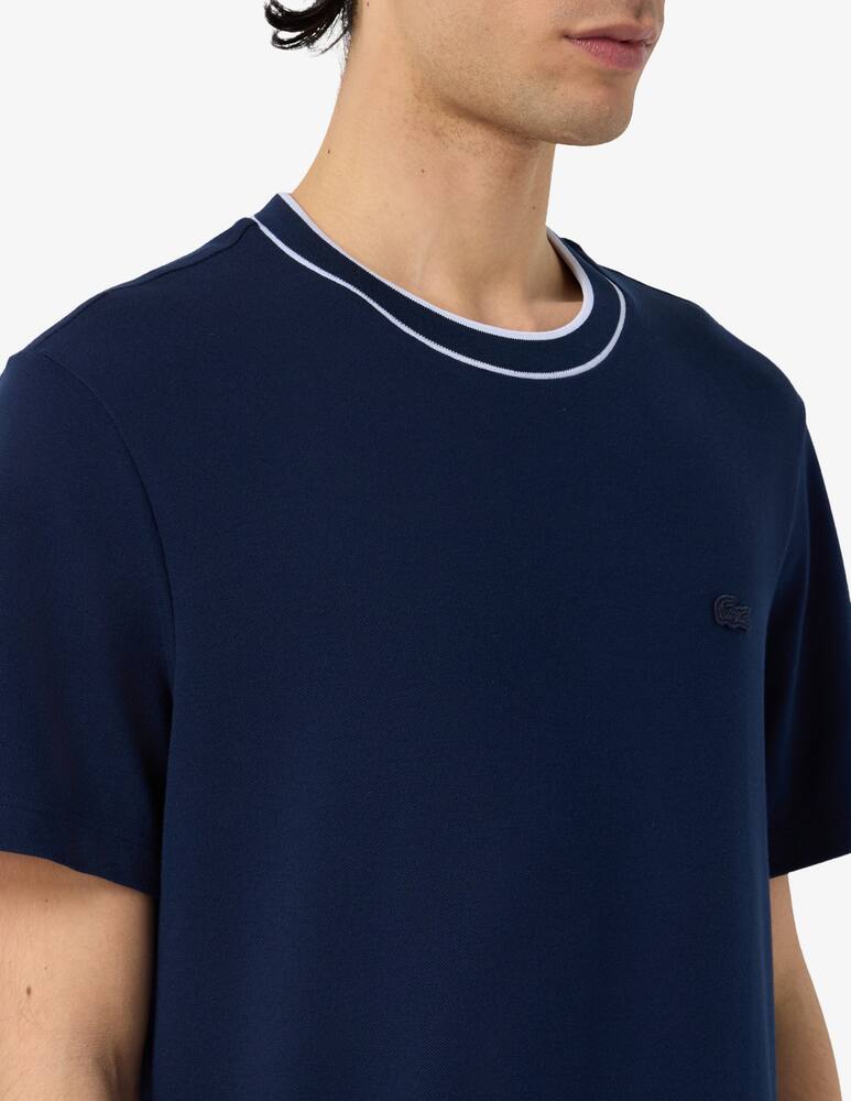 rinascente Lacoste Piquet trim t-shirt