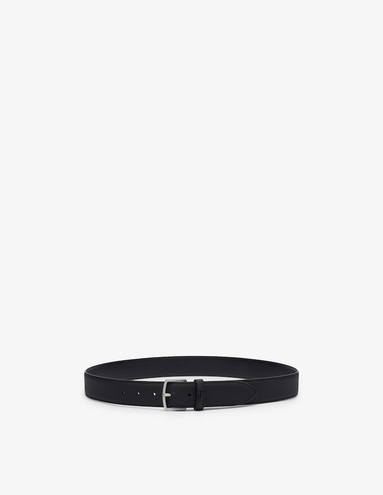 rinascente Lacoste Leather canvas belt