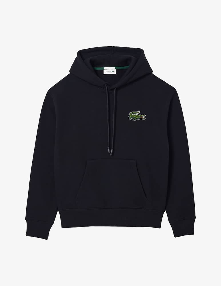 Lacoste Loose fit big cocco patch hoodie - picture 1 Lacoste Loose fit big cocco patch hoodie - picture 1