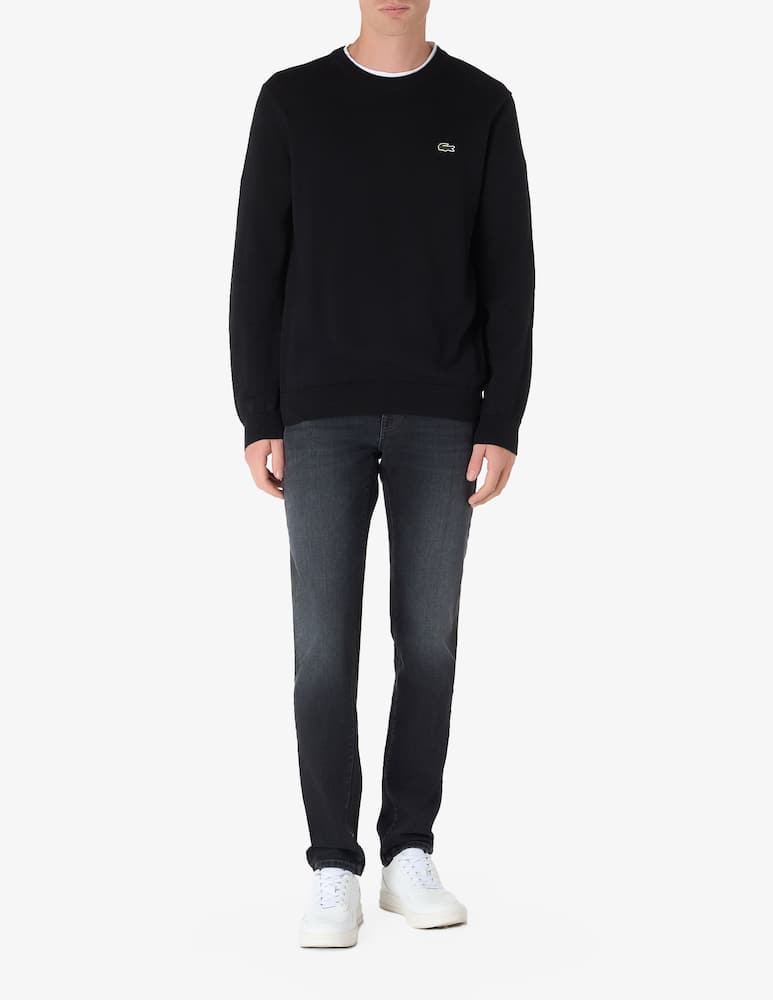rinascente Lacoste Basic crew-neck sweater