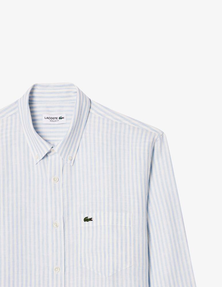 rinascente Lacoste Camicia lino a righe