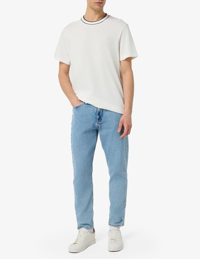 rinascente Lacoste Piquet trim t-shirt