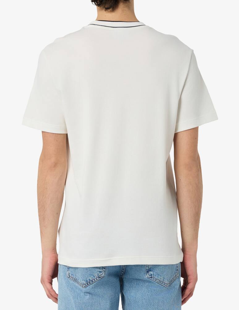 rinascente Lacoste Piquet trim t-shirt