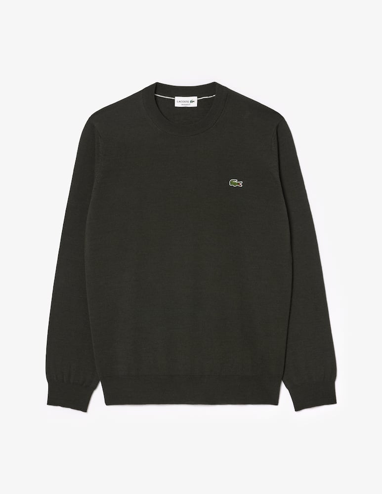 Lacoste Maglia girocollo in misto lana - immagine 1 Lacoste Maglia girocollo in misto lana - immagine 1