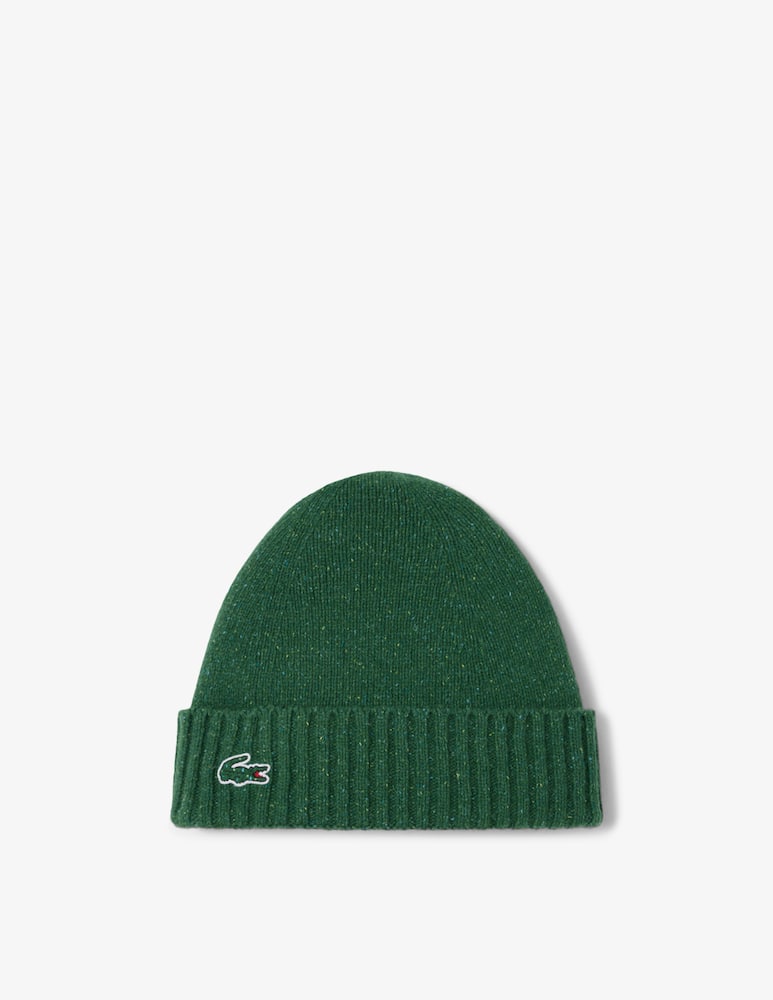 rinascente Lacoste Ribbed wool beanie
