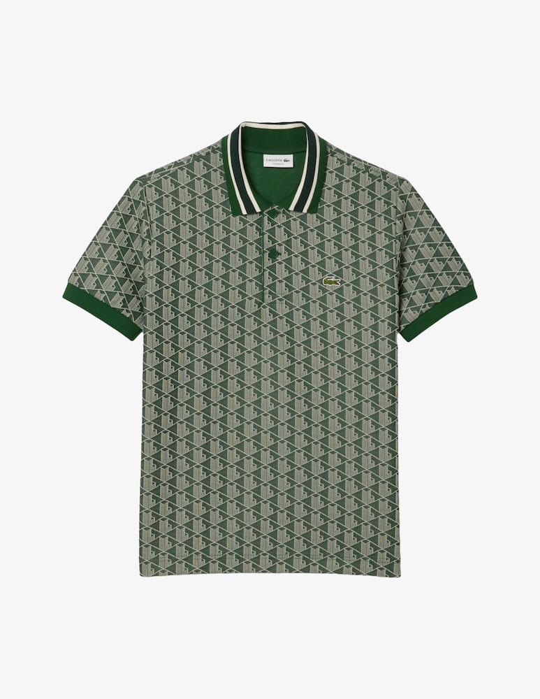 rinascente Lacoste Polo jacquard monogram
