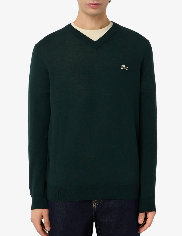 Lacoste V-neck wool jumper - picture 1 Lacoste V-neck wool jumper - picture 1