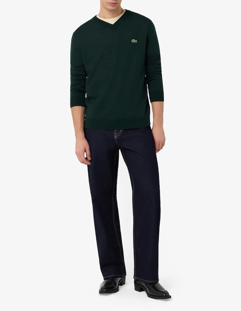 rinascente Lacoste V-neck wool jumper