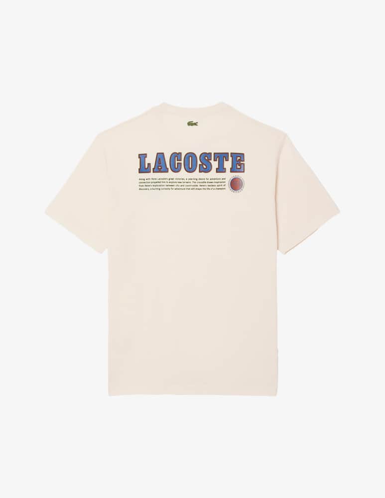 rinascente Lacoste Heritage print t-shirt