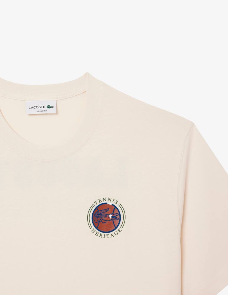 rinascente Lacoste Heritage print t-shirt