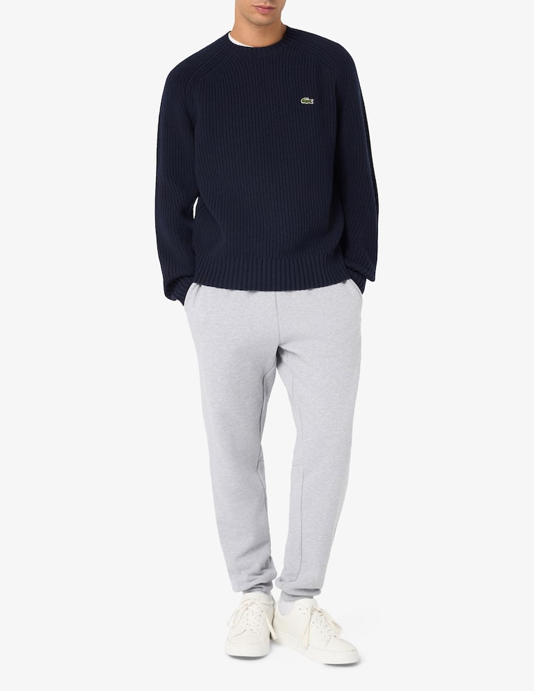 rinascente Lacoste Wool ribbed crewneck jumper