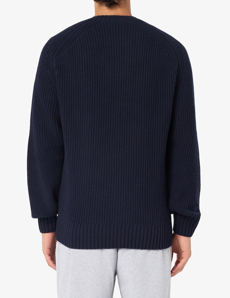 rinascente Lacoste Wool ribbed crewneck jumper