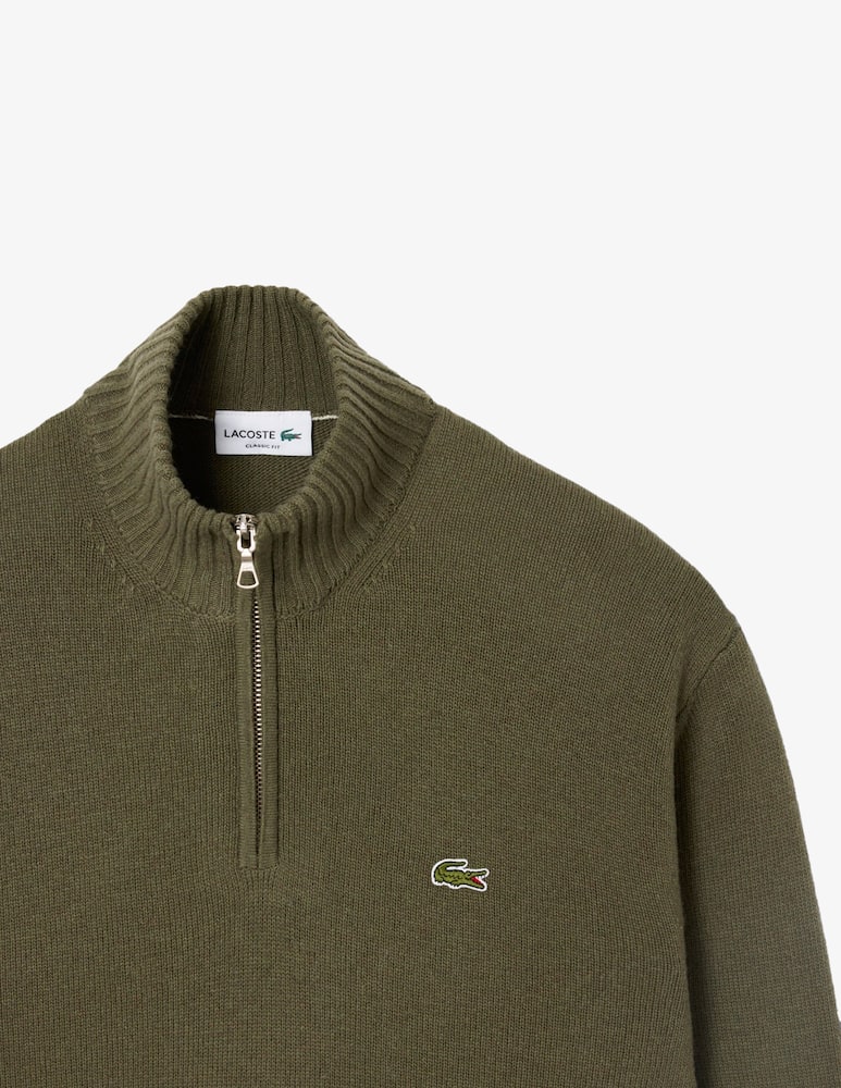 rinascente Lacoste Maglia zip in lana