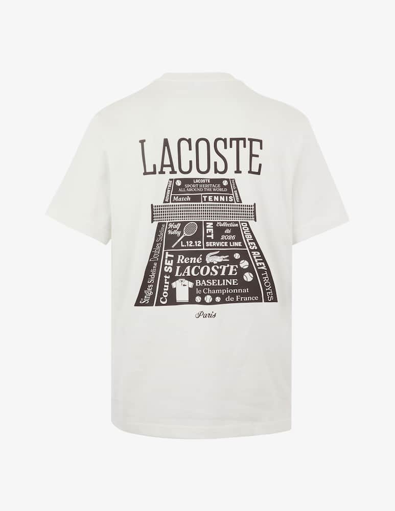 rinascente Lacoste Urban logo t-shirt