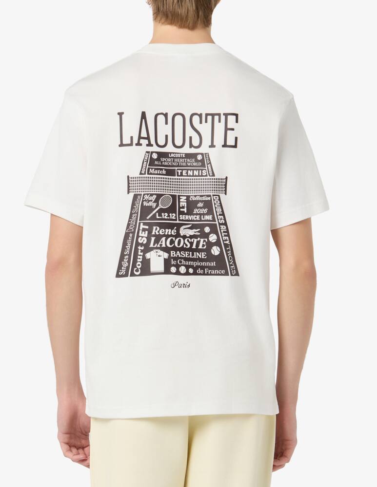 rinascente Lacoste Urban logo t-shirt