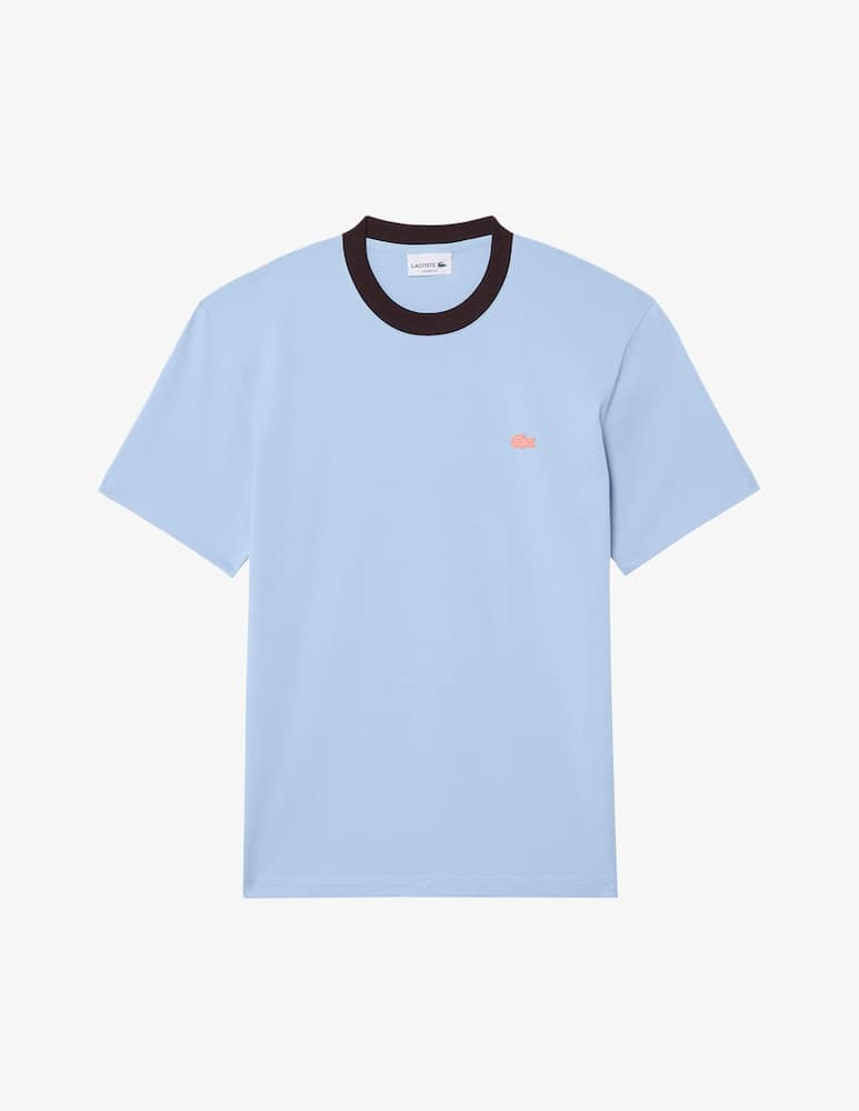 rinascente Lacoste T-shirt bicolor in cotone