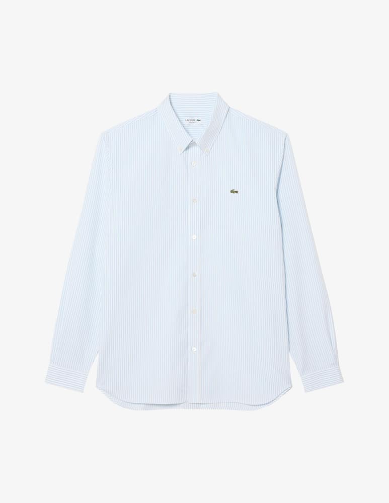 rinascente Lacoste Camicia rigata pinpoint regular fit